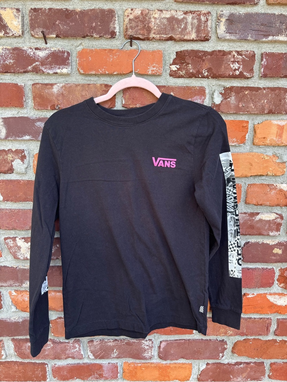 EUC Vans Black Long-Sleeve Tee